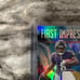 2018 Panini Illusions Lamar Jackson First Impressions Memorabilla SP Red #13/50
