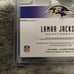 2018 Panini Illusions Lamar Jackson First Impressions Memorabilla SP Red #13/50