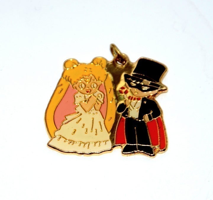 rare vintage sailor moon enamel charm