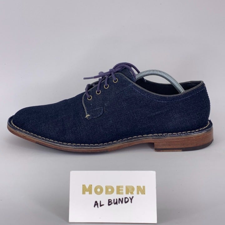 Cole Haan Mens Grand OS Oxfords Denim Blue Sz 11M