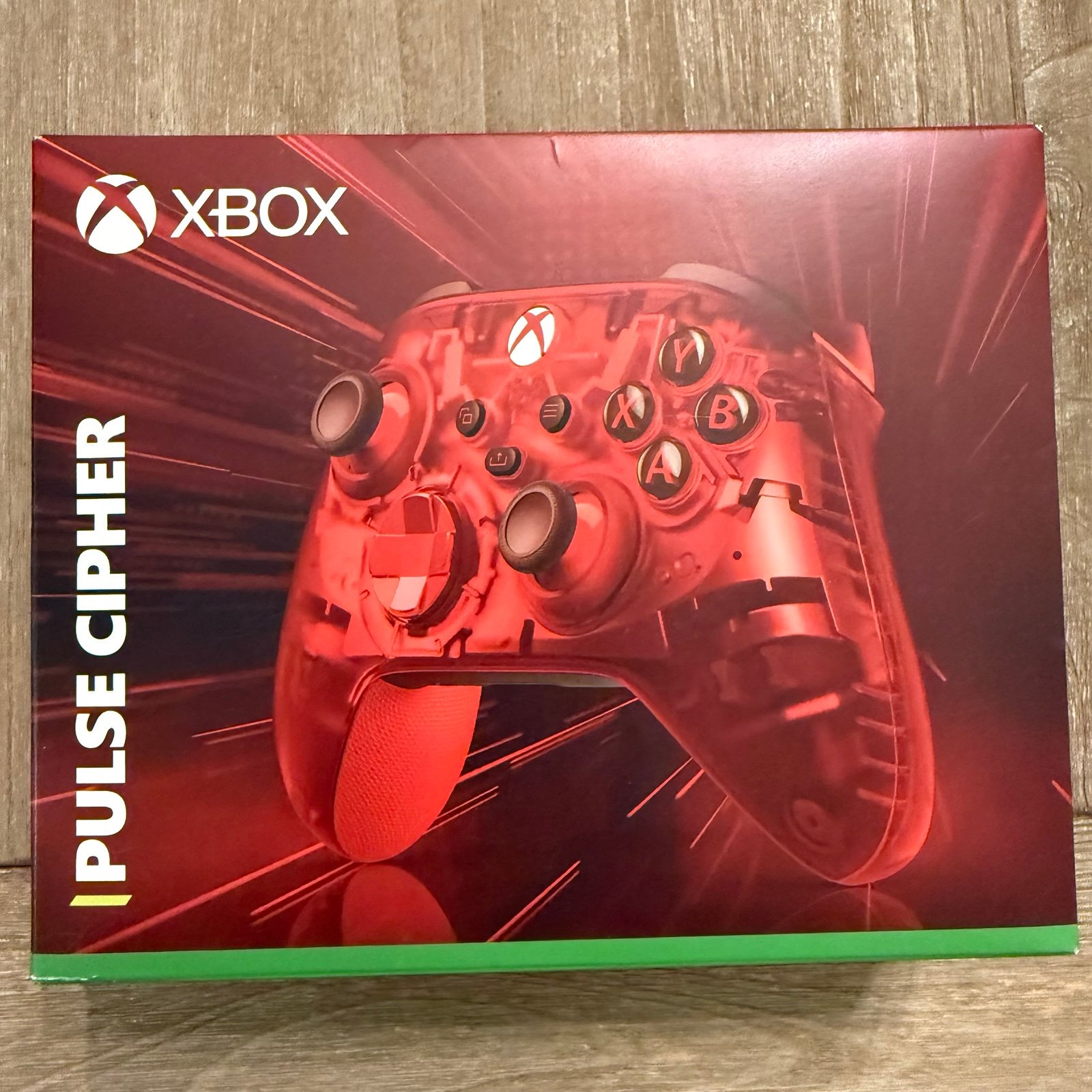 NEW! Xbox Wireless Controller Pulse Cipher Special Edition Red Hot Holiday Toy