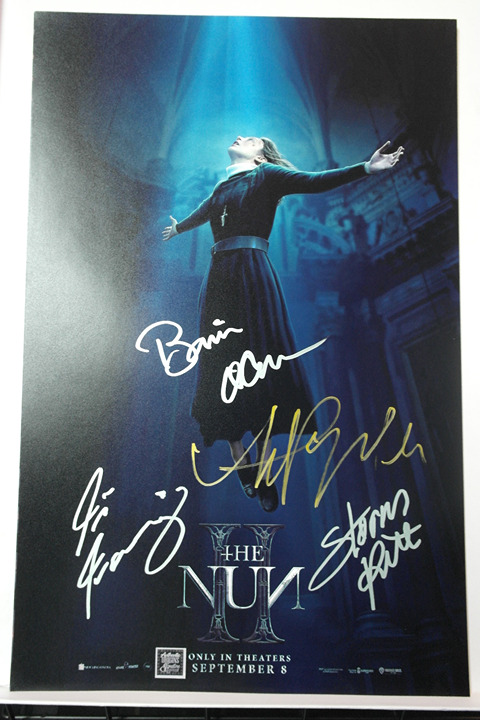 Cast Limited Autographed Poster - The NUN II - Film - Taissa Farmiga + COA