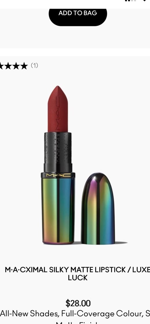 Mac Cosmetics-Luck Be A Lipstick -Lunar New Year-Sold Out