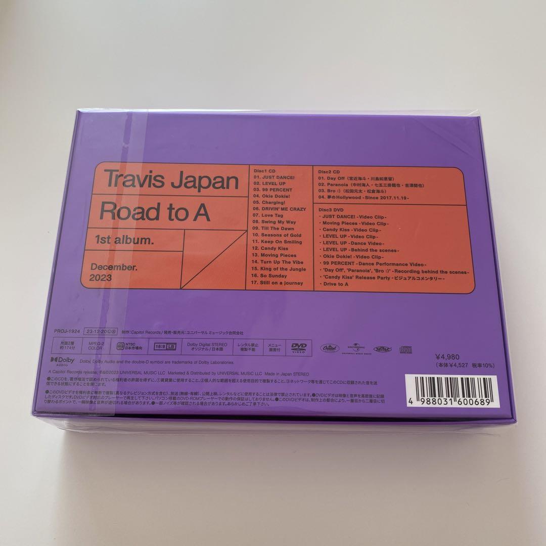 Travis Japan CD Road to A FC限定盤 2CD+DVD