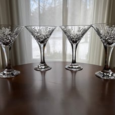 Godinger Stephanie Crystal Martini Glasses - 4