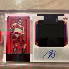 2024 WWE Three Count Asuka Relic Auto /49