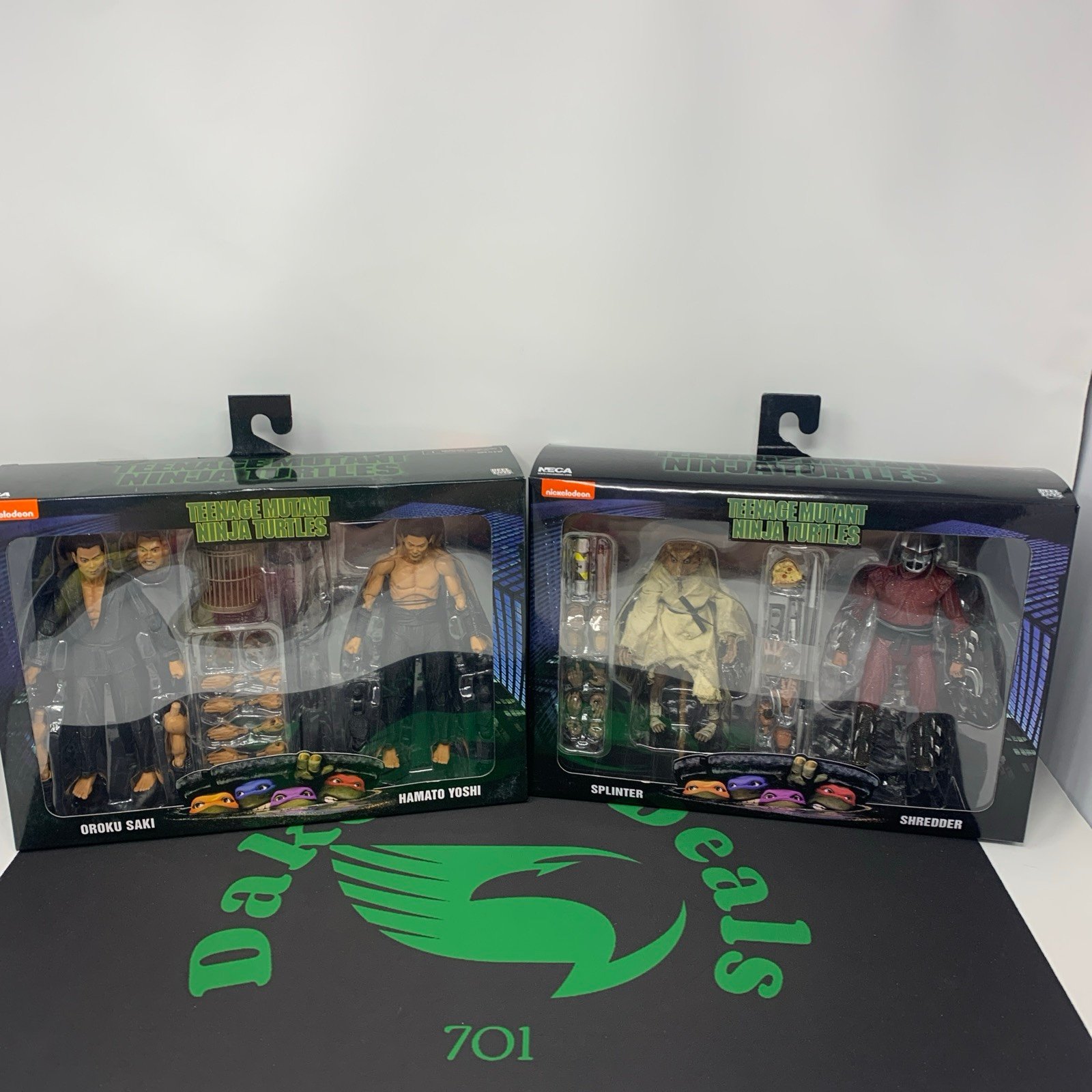 NECA TMNT Splinter Shredder Oroku Saki Hamato Yoshi