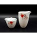 Simply Fine Lenox CHIRP Bone China Creamer Sugar Combination And Small Pitcher