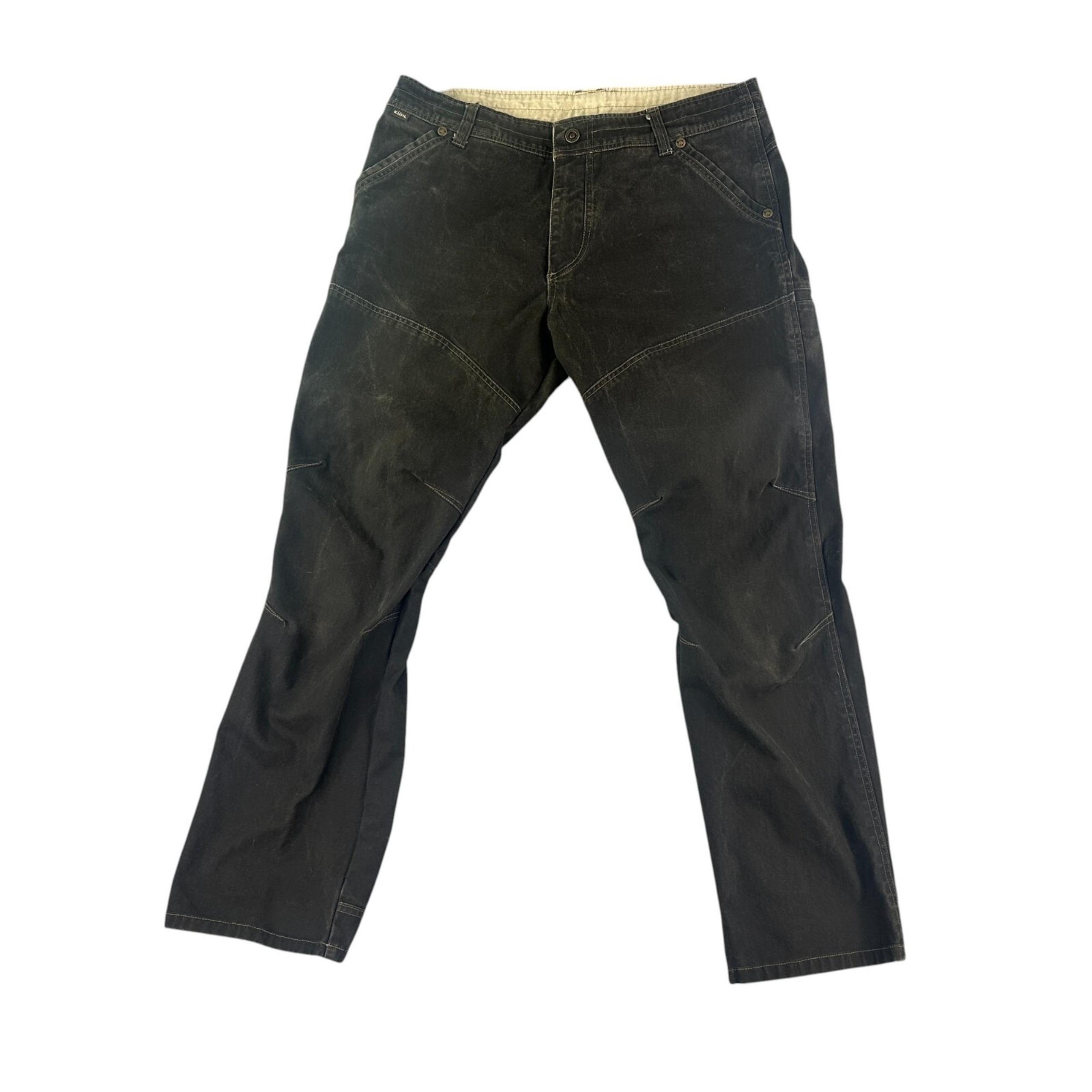Kuhl The Lawless Pants Men's 38x32 Brown Canvas Espresso  Hiking Workwear Patina