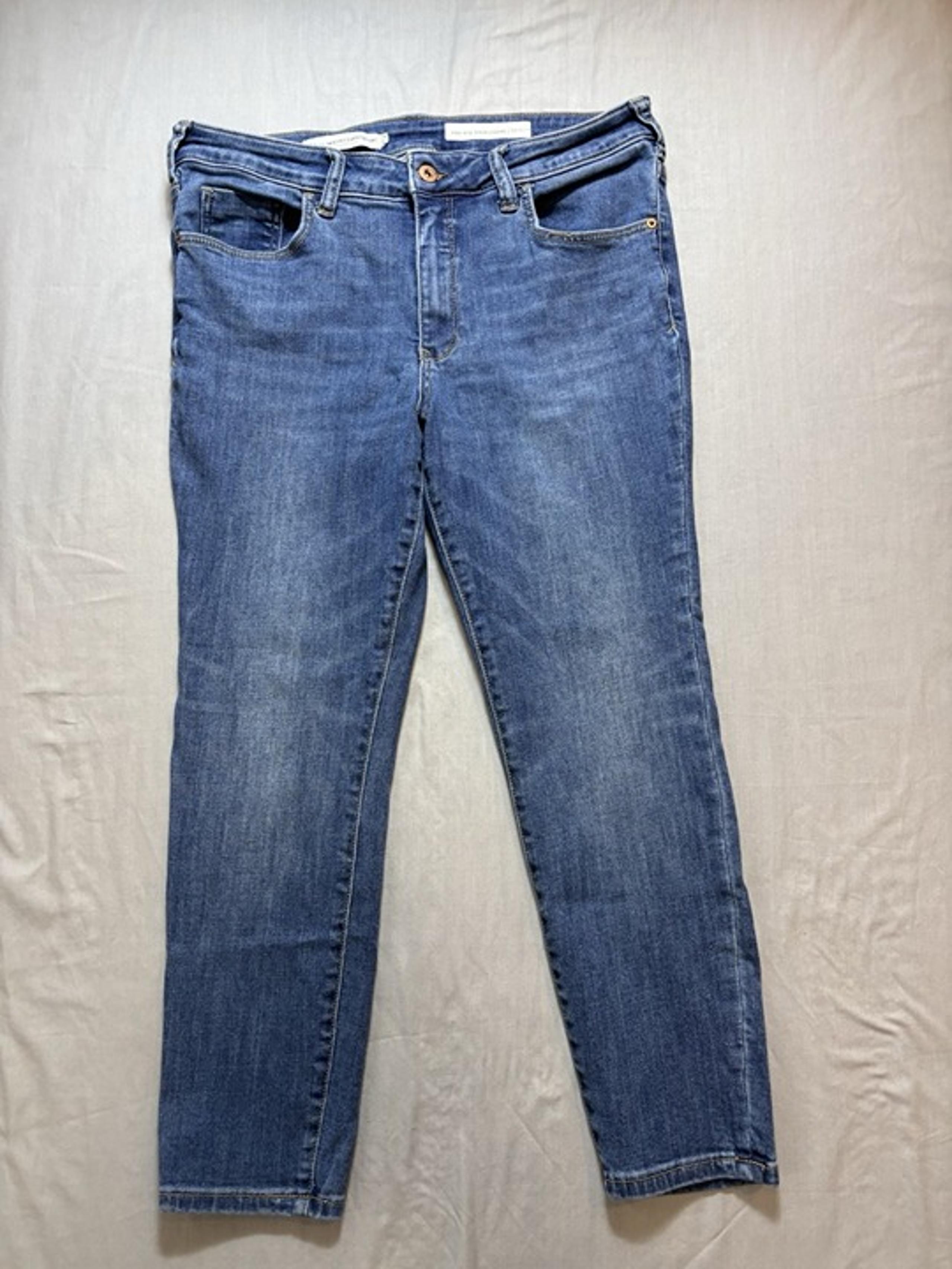 Pilcro and the Letterpress Jeans Women's Size 32 High Rise Denim Leggings 34x25