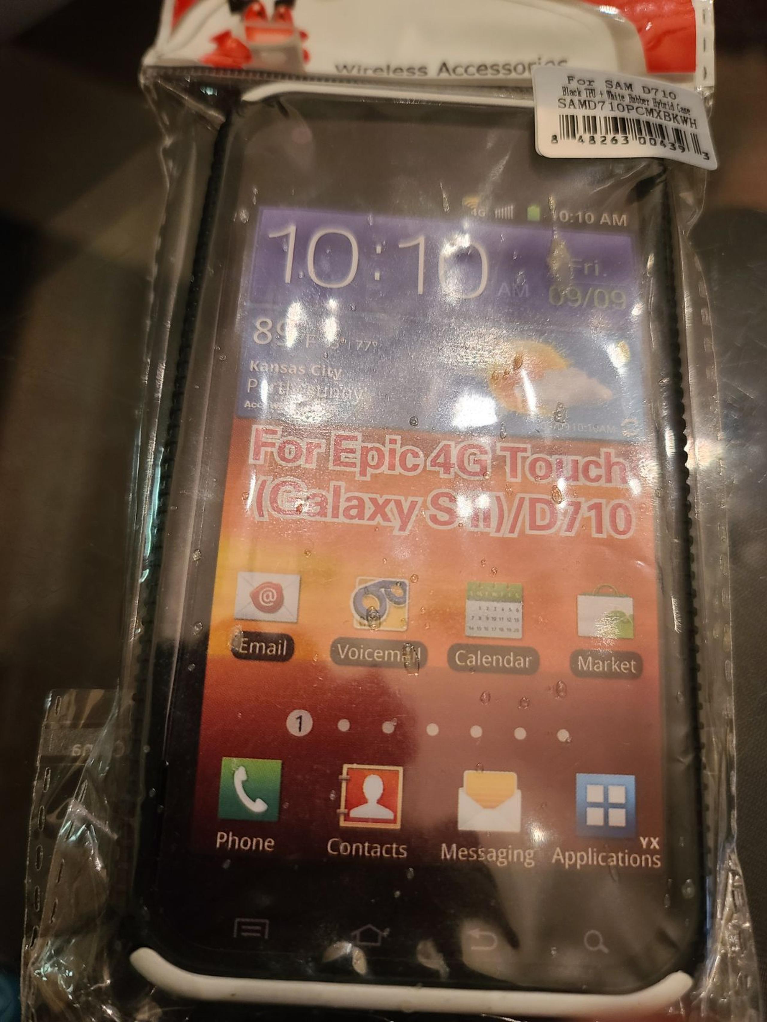 Samsung D710 Black TPU While Robber Hybr