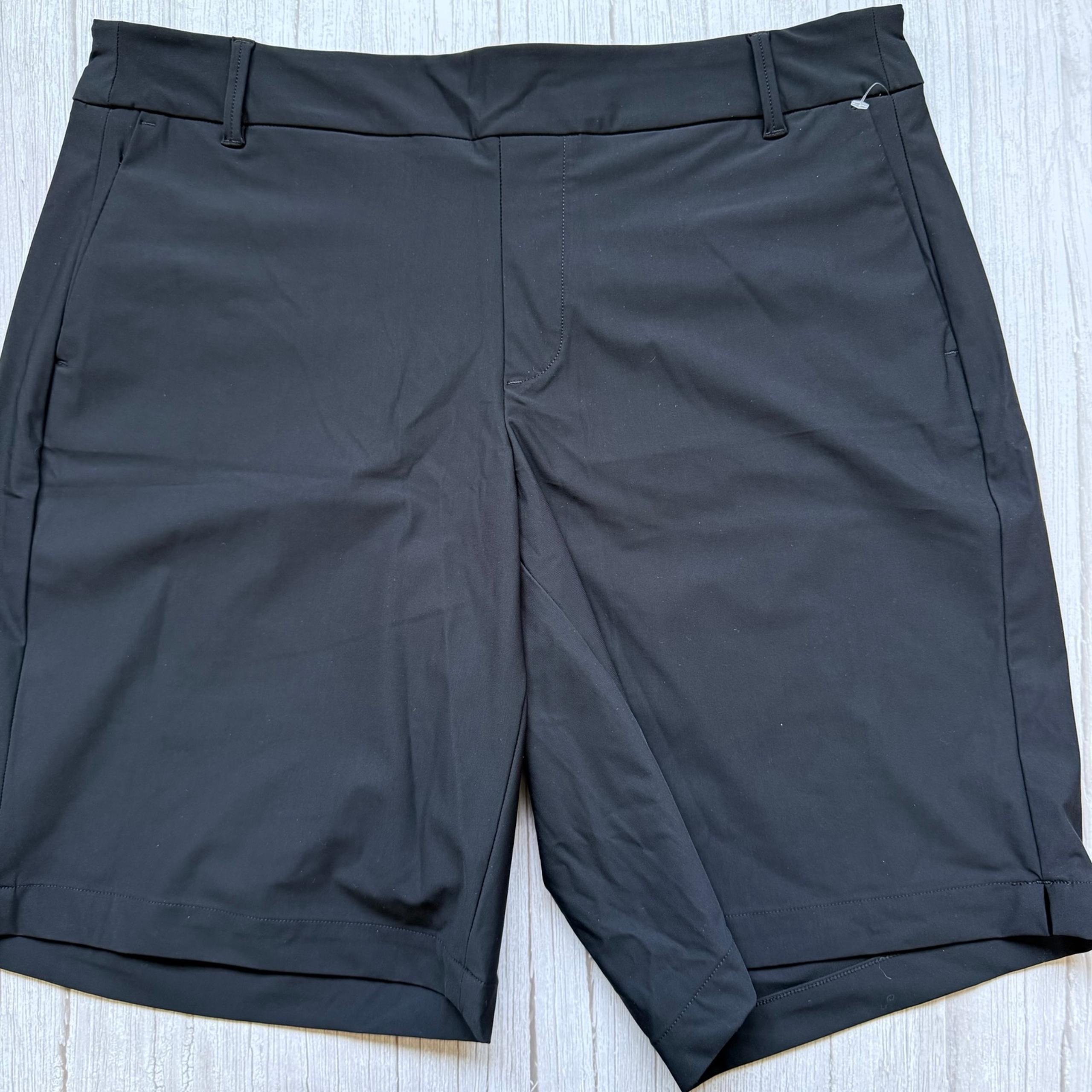 Spanx Womens 10" Sunshine Shorts Black Pull On Stretch Pockets 50214R Size L