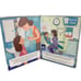 Children’s dental educational toy and book set. Promotes brushing and flossing