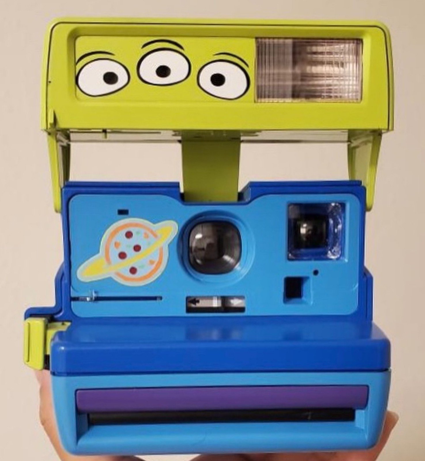 Toy story alien polaroid camera