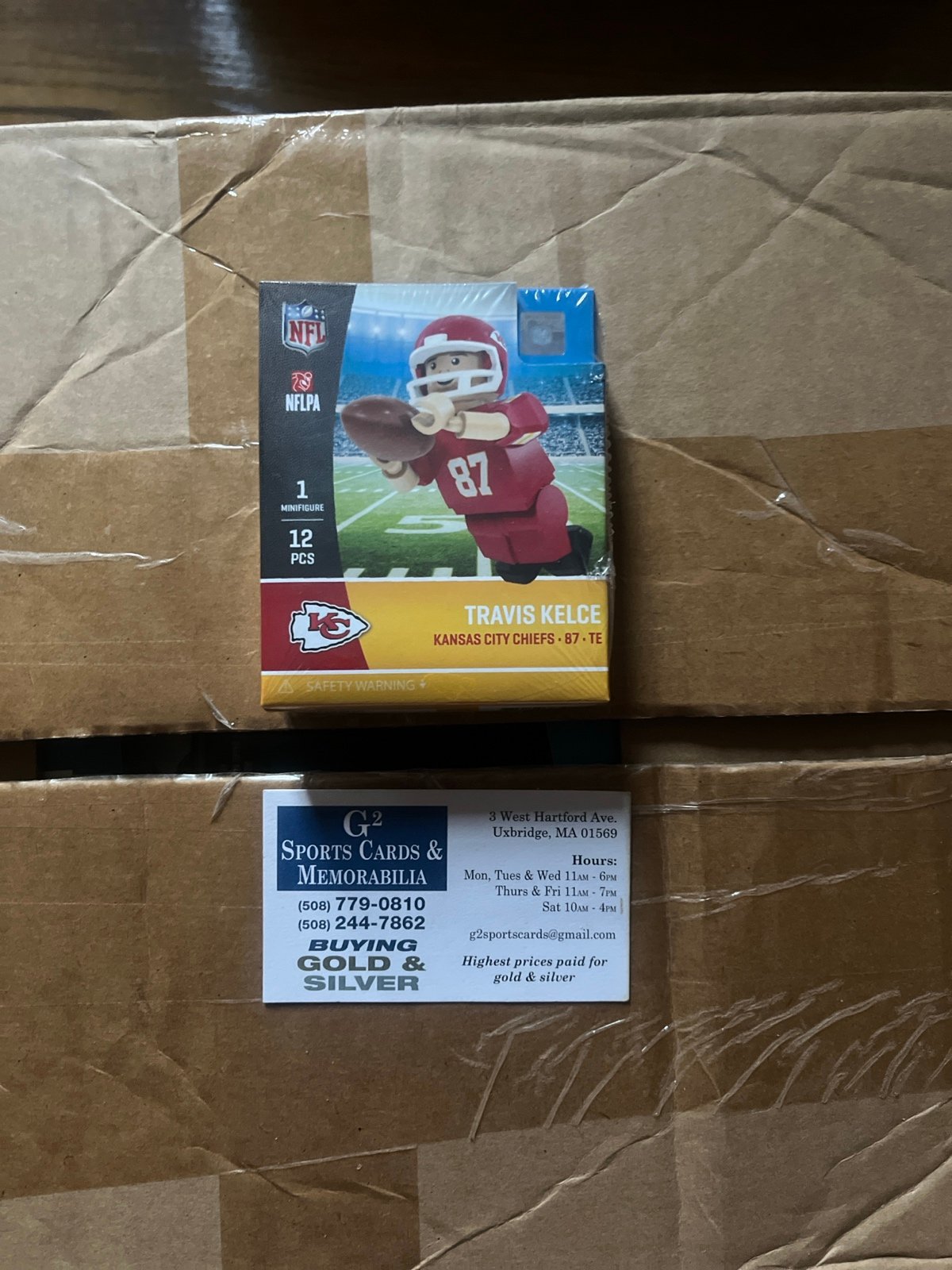TRAVIS KELCE Kansas City CHIEFS NFL Lego compatible NIP sealed oyo mini figure