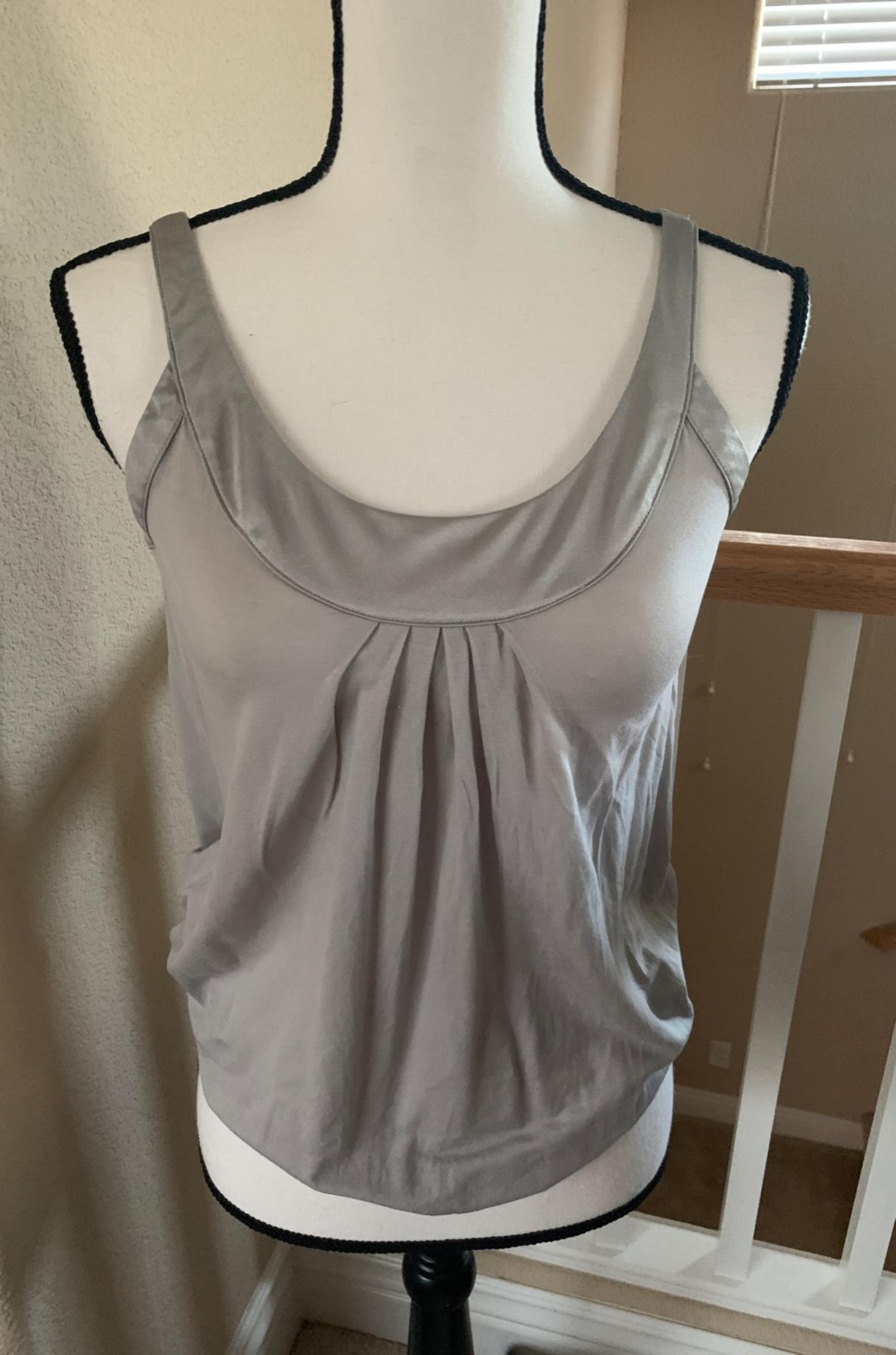 Express Silver/Grey Tank Top SM