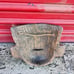 clay antique wall mask