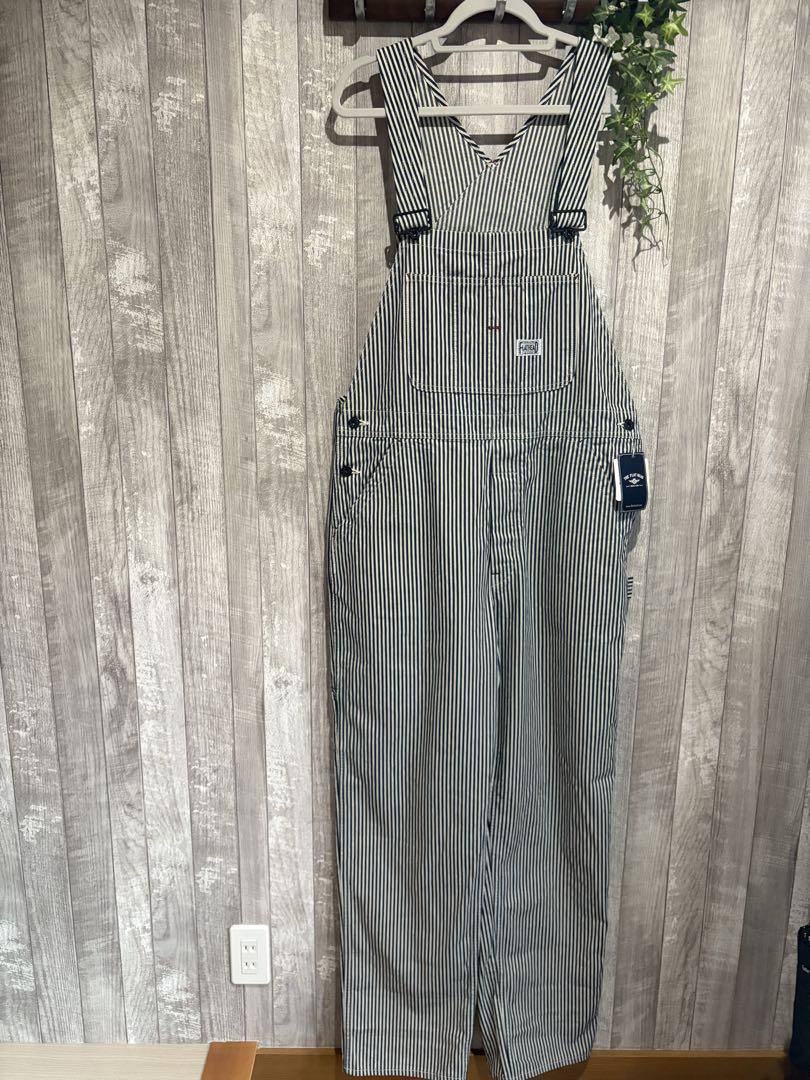 格安 THE FLAT HEAD HICORY OVERALL PANTS Size L パンツ