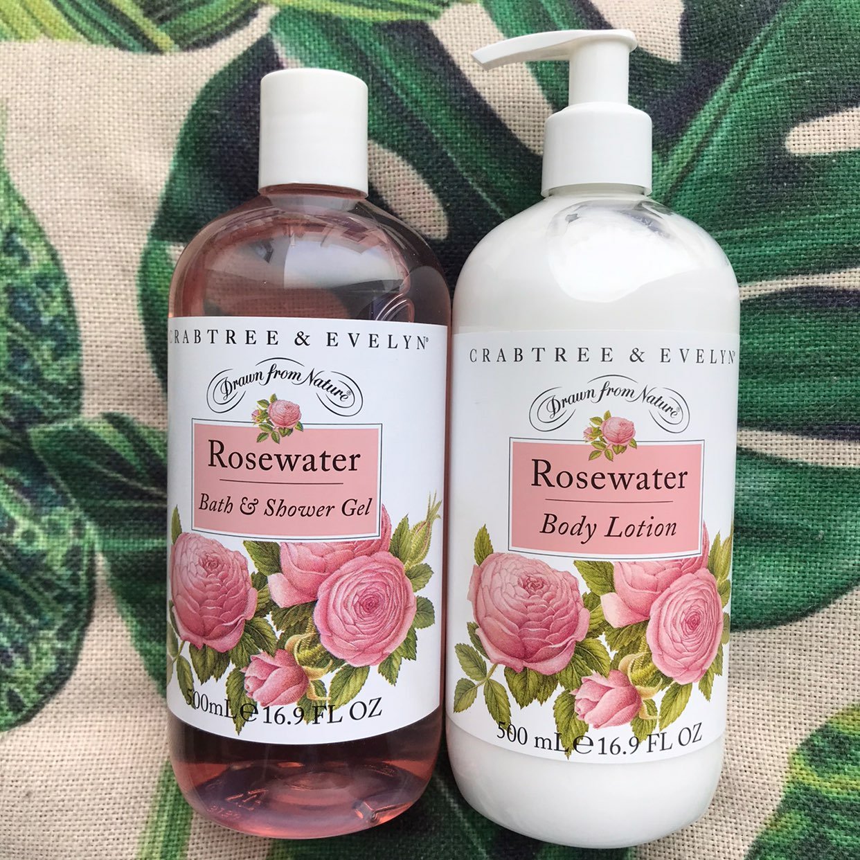 Rosewater Shower Gel and Body Lotion