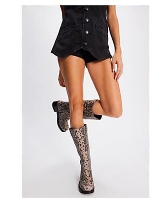 NWT Blaze pull on boot — FREE PEOPLE SNAKE BEIGE SOLD OUT ONLINE