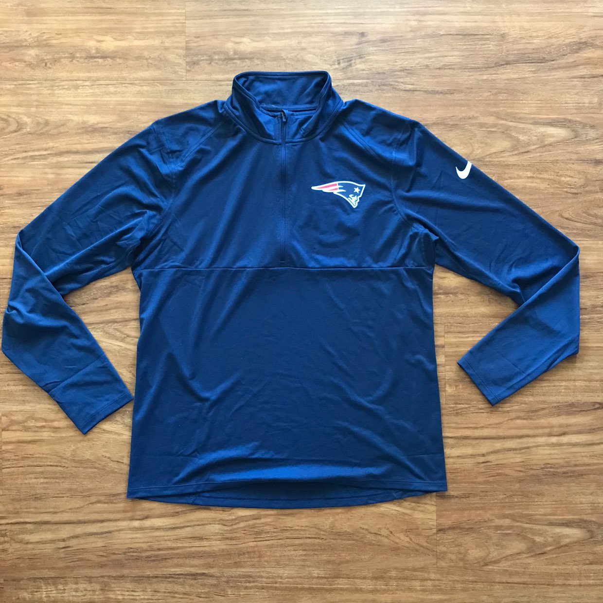Nike New England Patriots 1/2 Zip Large