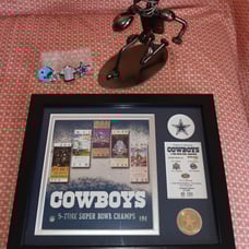 Dallas Cowboys 5X Super Bowl Limited Edition 1 of 5000 Football Memorabilia