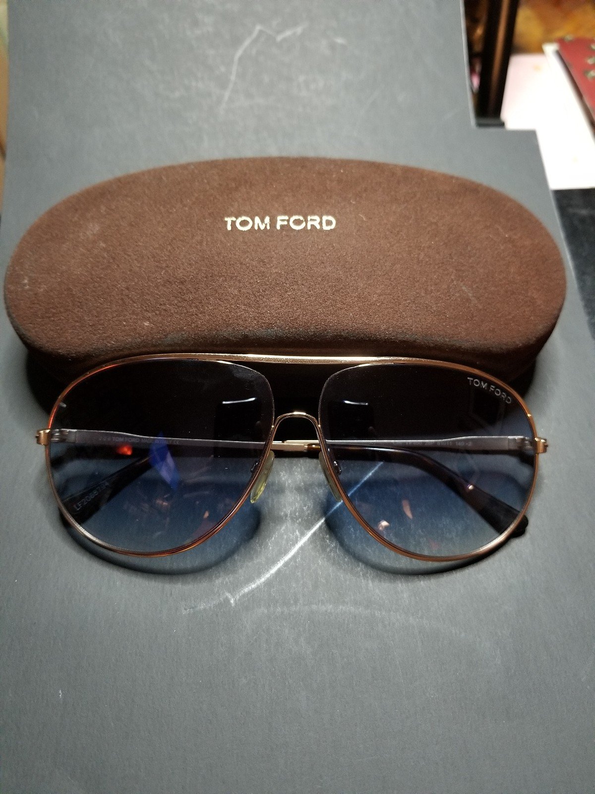 Tom Ford Gold Sunglasses