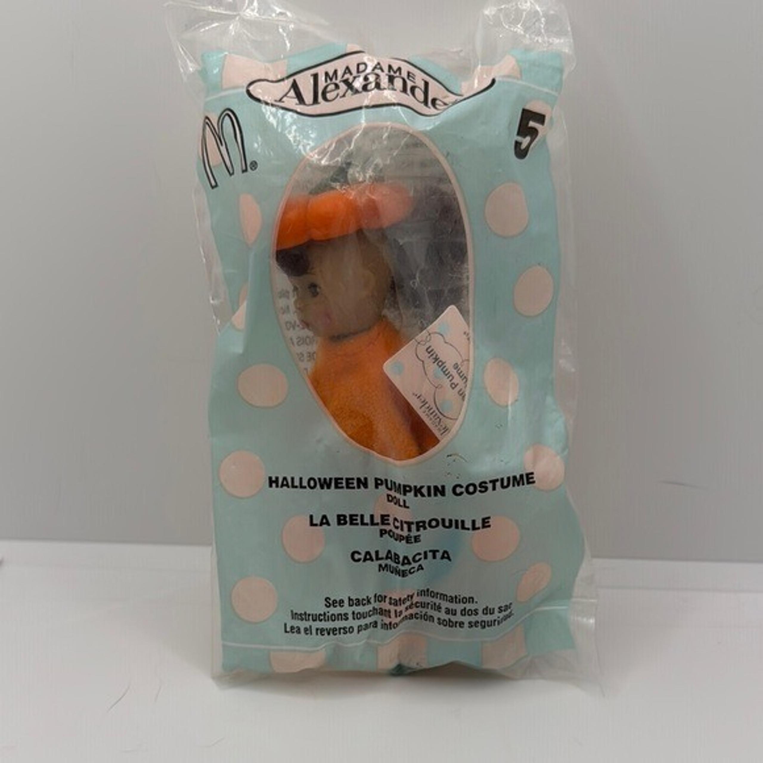 Vtg 2003 McDonalds Happy Meal Toy Madame Alexander Halloween Pumpkin Costume