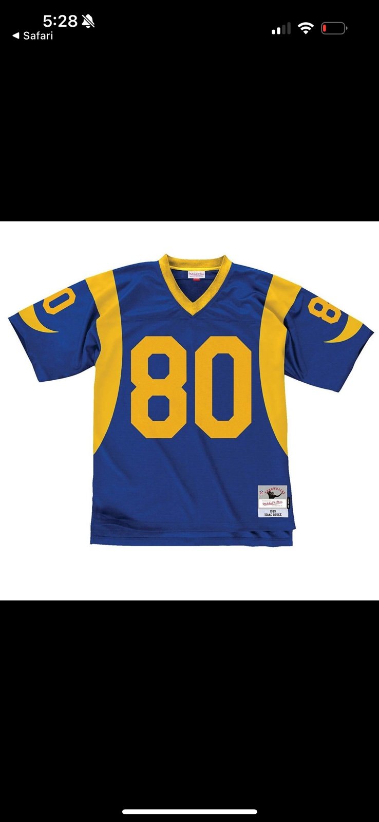 Issac Bruce Rams Jersey