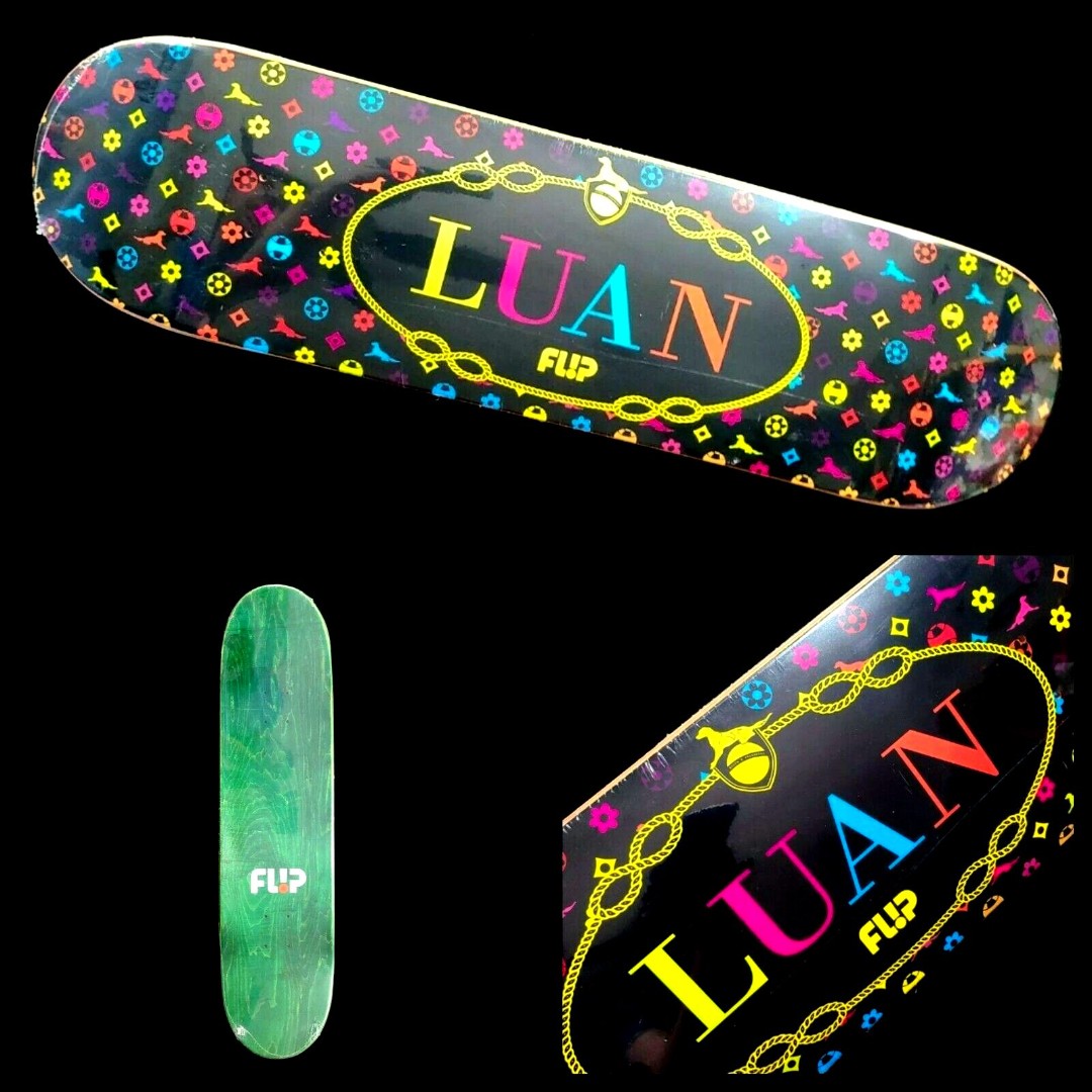 Luan Oliveira Flip Monogram Skateboard Pro Model Deck New in Original Shrinkwrap