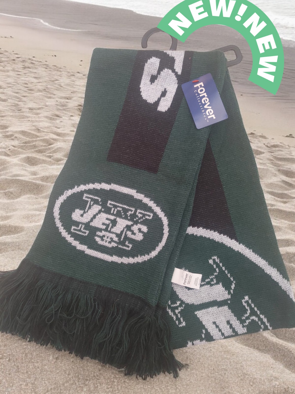 NFL Jets NY licensed scarf team jersey adults