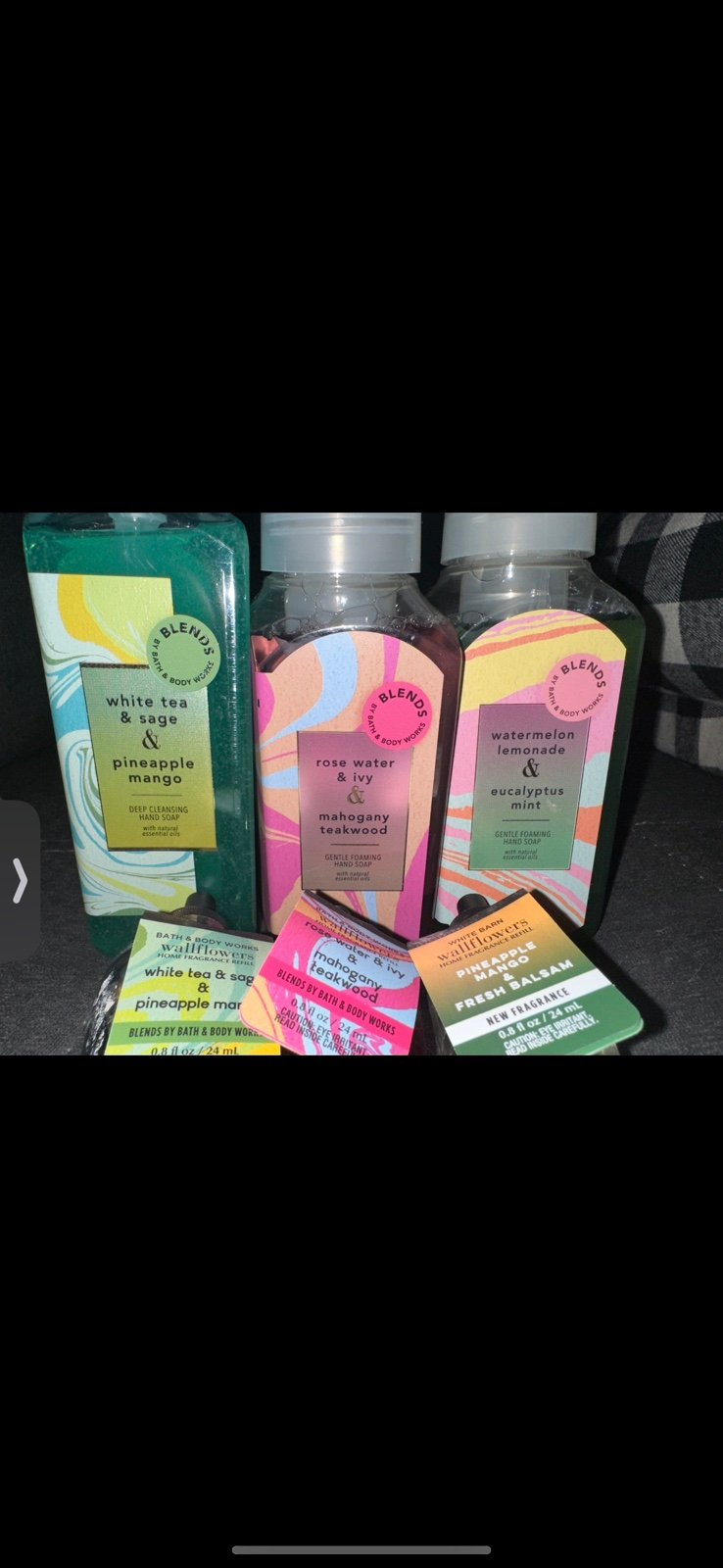 Bath&BodyWorks “Blends” 6 Piece Bundle-Foaming Soaps & Wallflowers New