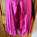 THE LINE UP ROMANTIC PINK BLACK FIGURE SKATING DANCE DRESS COSTUME ADULT LARGE