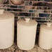 Kitchen Canister, 3 Piece Set, Hampton White