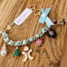 Betsey Johnson Christmas Charm Bracelet, NWT