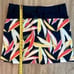 Lady Hagan Women's Dark Navy Retro Leaf Desert Gateway 17 Skort Size 10 NWT