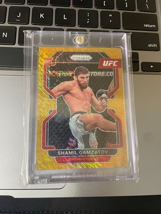Shamil Gamzatov Gold Shimmy 4/5 FOTL Panini Prizm 2022