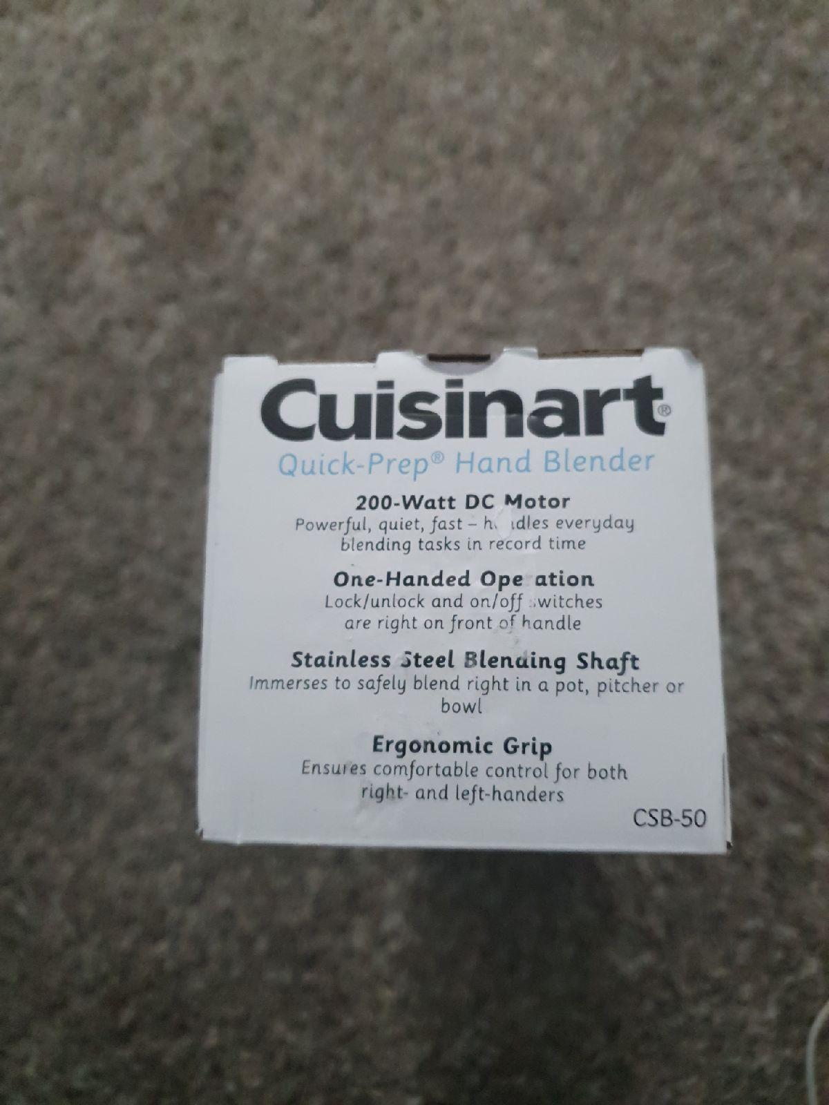 Cuisinart quick prep hand blender CSB-50