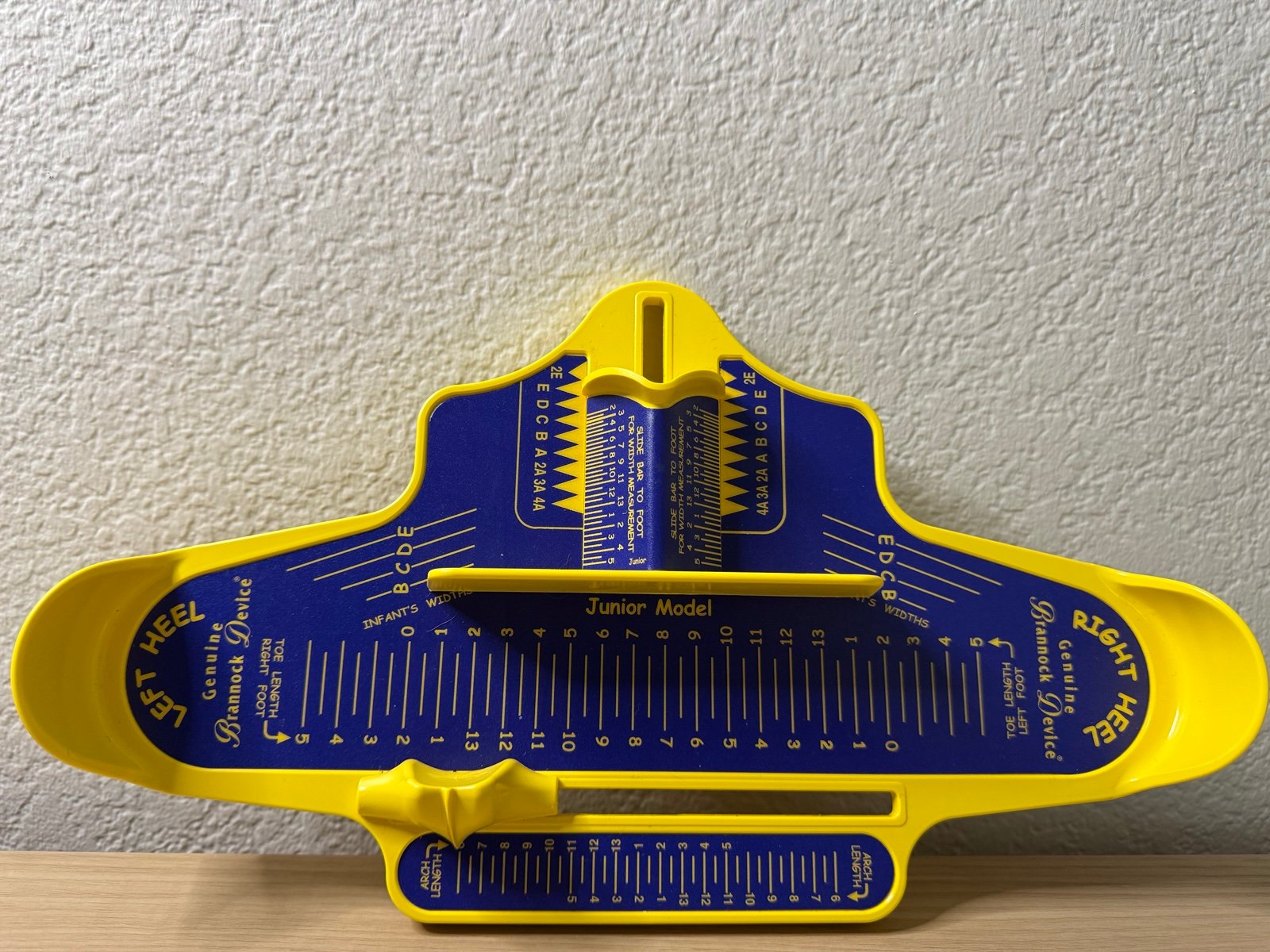 Genuine Brannock Device Junior Model Foot Measuring Device Brannock Pre Owned