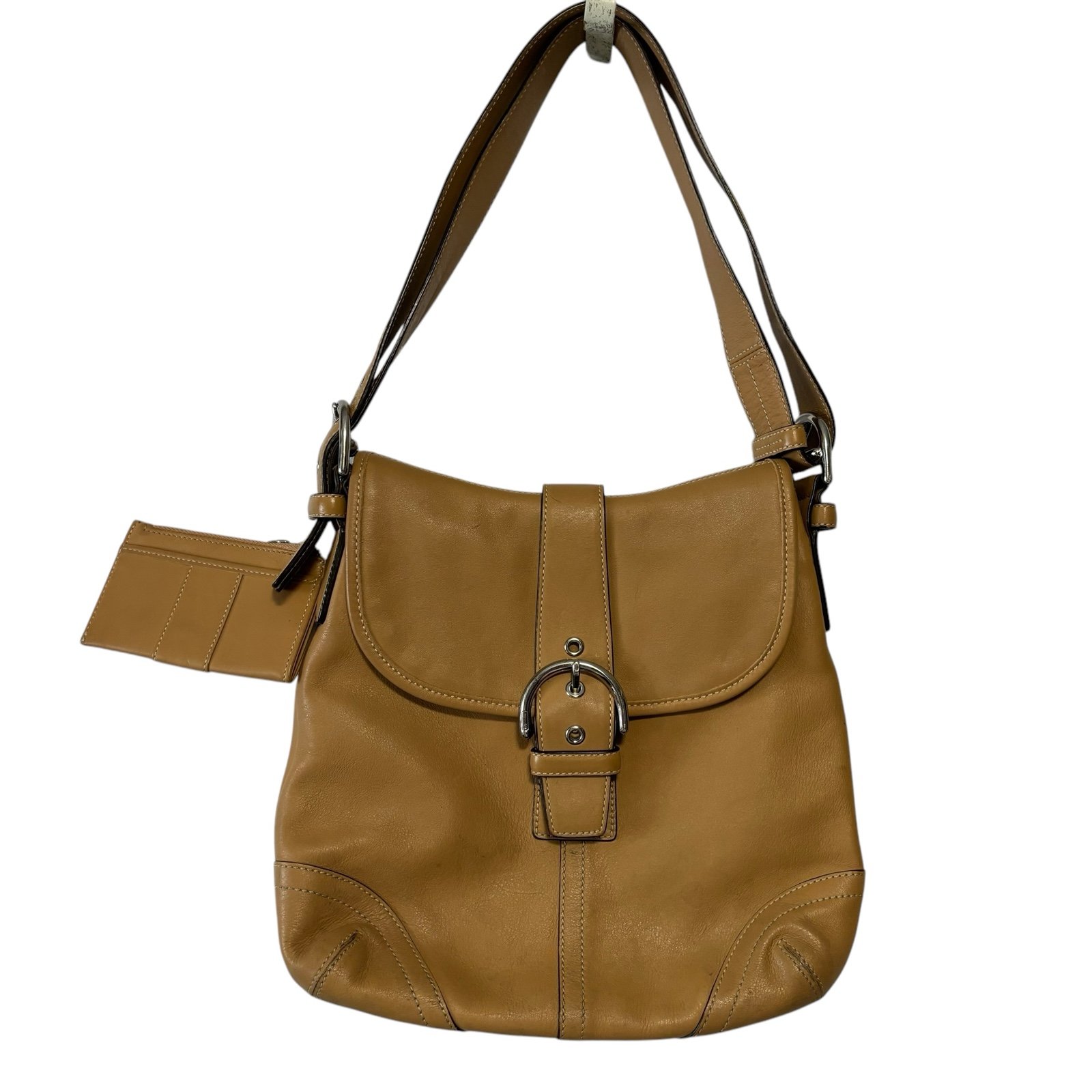 Coach Soho Convertible Leather Crossbody Handbag Saddlebag A Coach classic.
