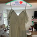 Morilee Bridesmaid Dress High Low Boho Cold Shoulder Moss Green Style 21615
