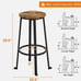 Bar Height Bar Stools Metal Barstools Counter Stools Backless Set of 2 Rustic