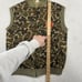 Vintage Duck Camo Vest Mens Large Full Zip Hunting Outdoor Alabama Made USA