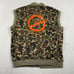 Vintage Duck Camo Vest Mens Large Full Zip Hunting Outdoor Alabama Made USA