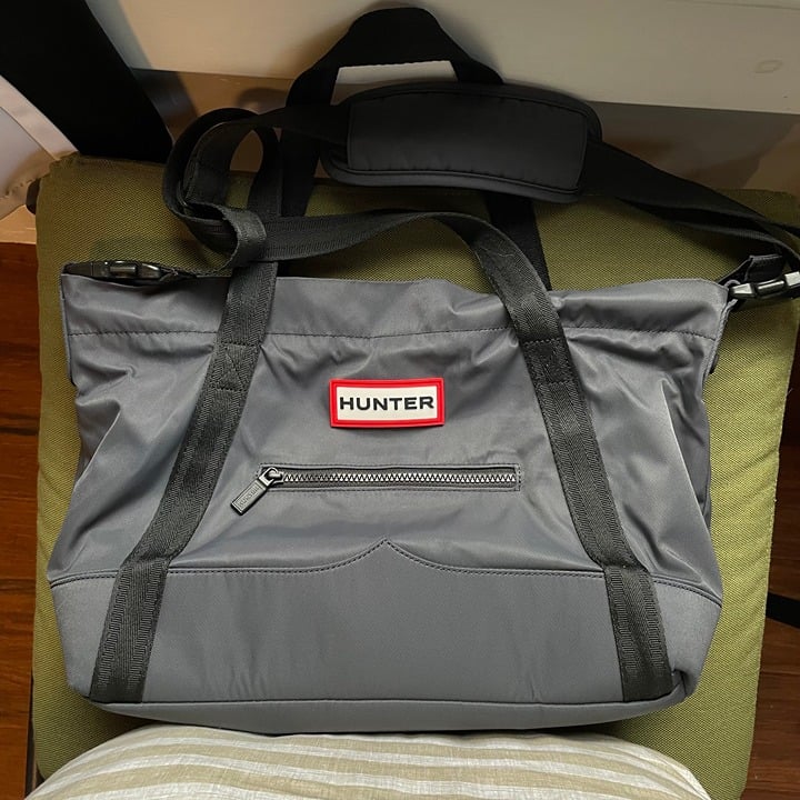 Hunter Large Nylon Top Clip Tote / Messenger Bag - free shipping!