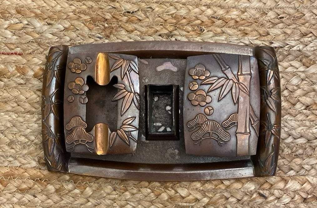 Vintage Tobacco Set Made In Occupied Japan 4 Piece 1940’s-50’s RARE