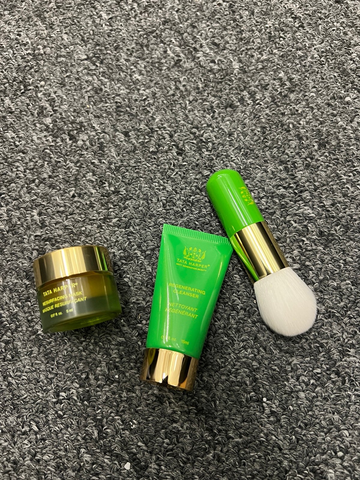 Tata Harper Skin mask, cleanser , brush