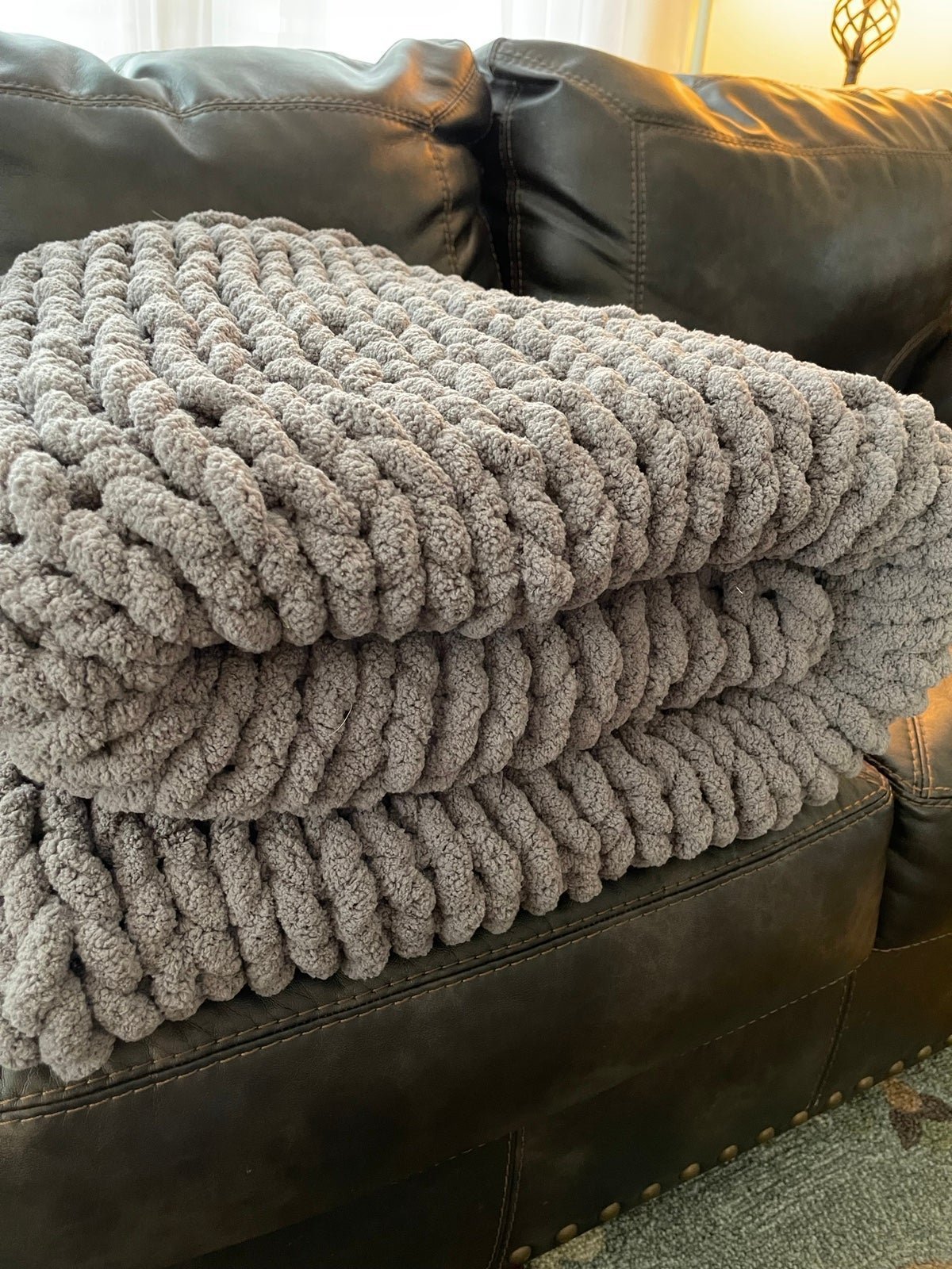 Chunky Handmade Oversized Throw/Blanket. Oversized! New!