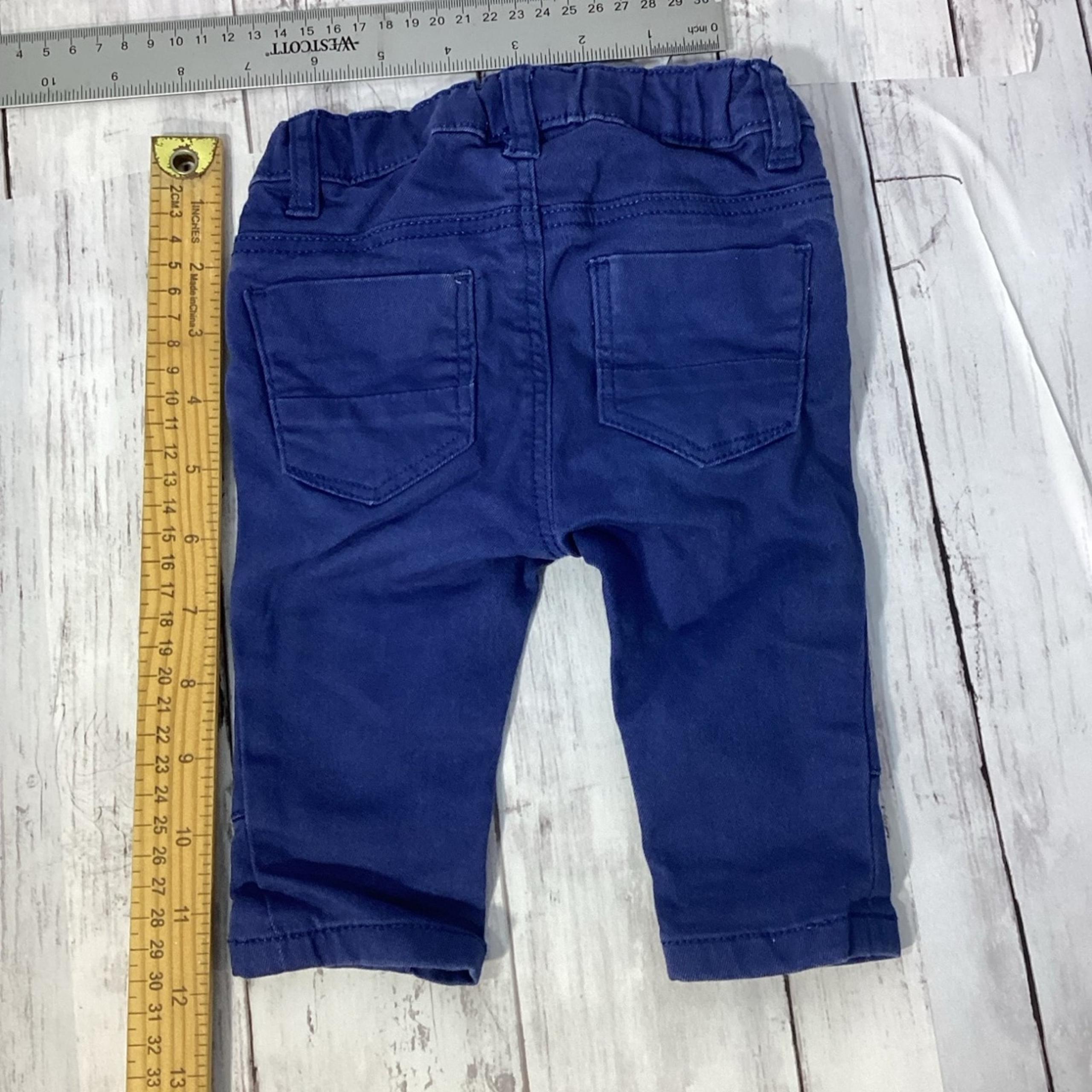 H&M Baby Boy Stretch Jeans Blue Size 6-9 months preppy minimalist