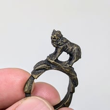 Antique Bronze Roman Ring: Grand Tour Era (c. 1780-1920)